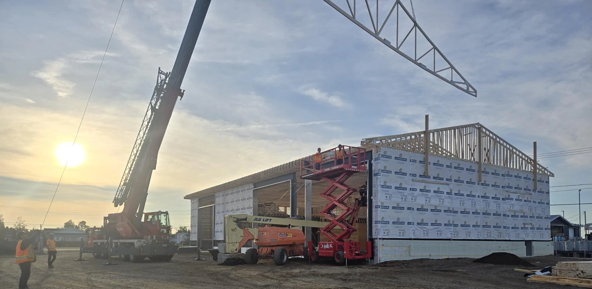 Construction d'un nouvel entrepôt et garage pour le ministère des Transports du Québec — photo 2