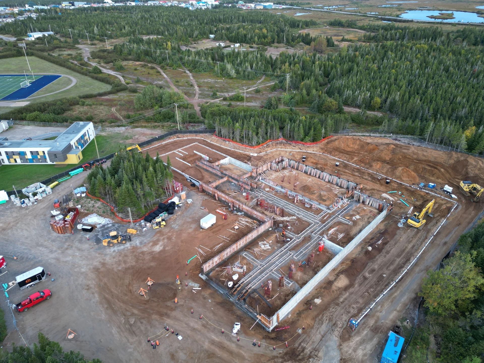 Travaux de génie civil à la nouvelle école primaire d'Havre-Saint-Pierre — photo 3